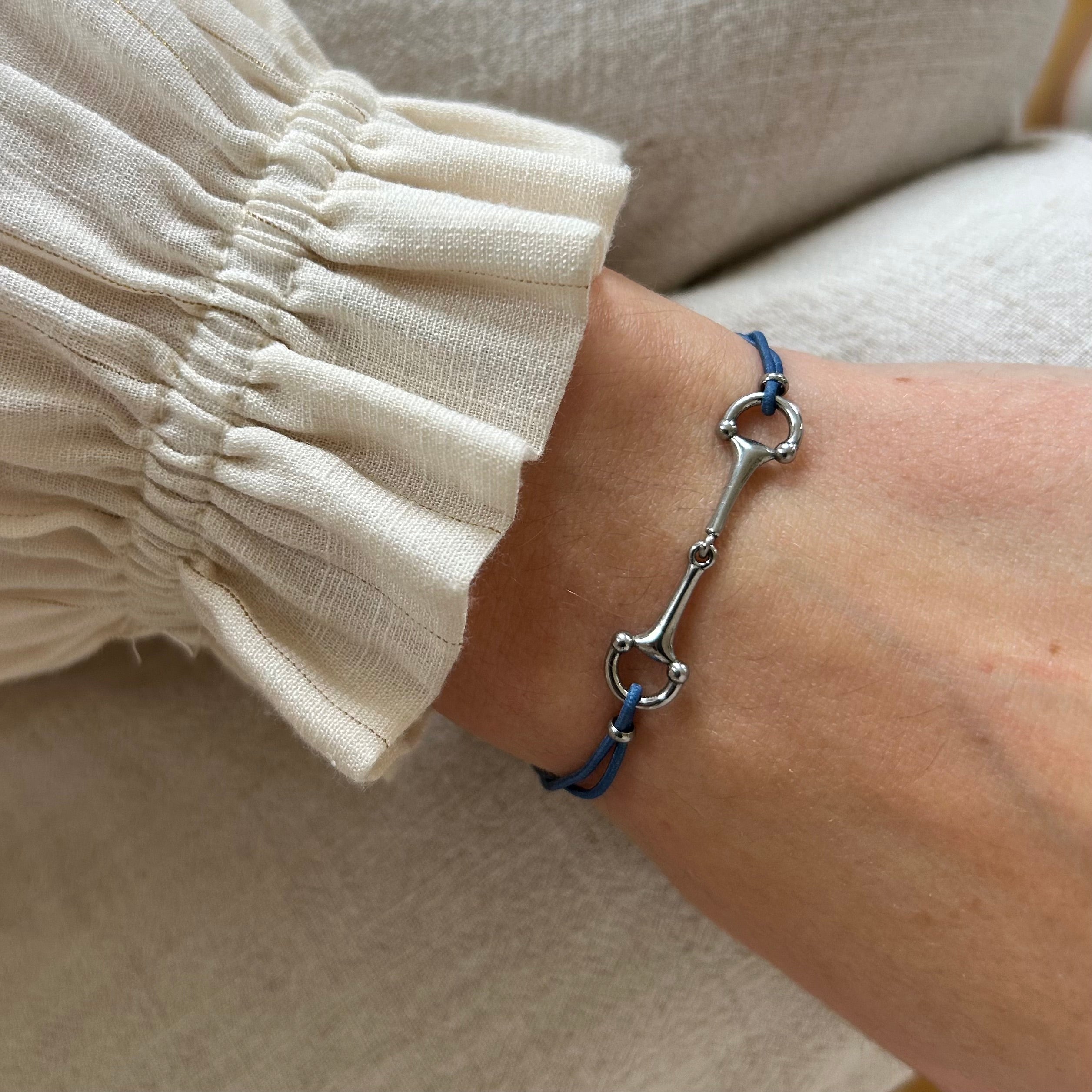 Bracelet Lana acier bleu