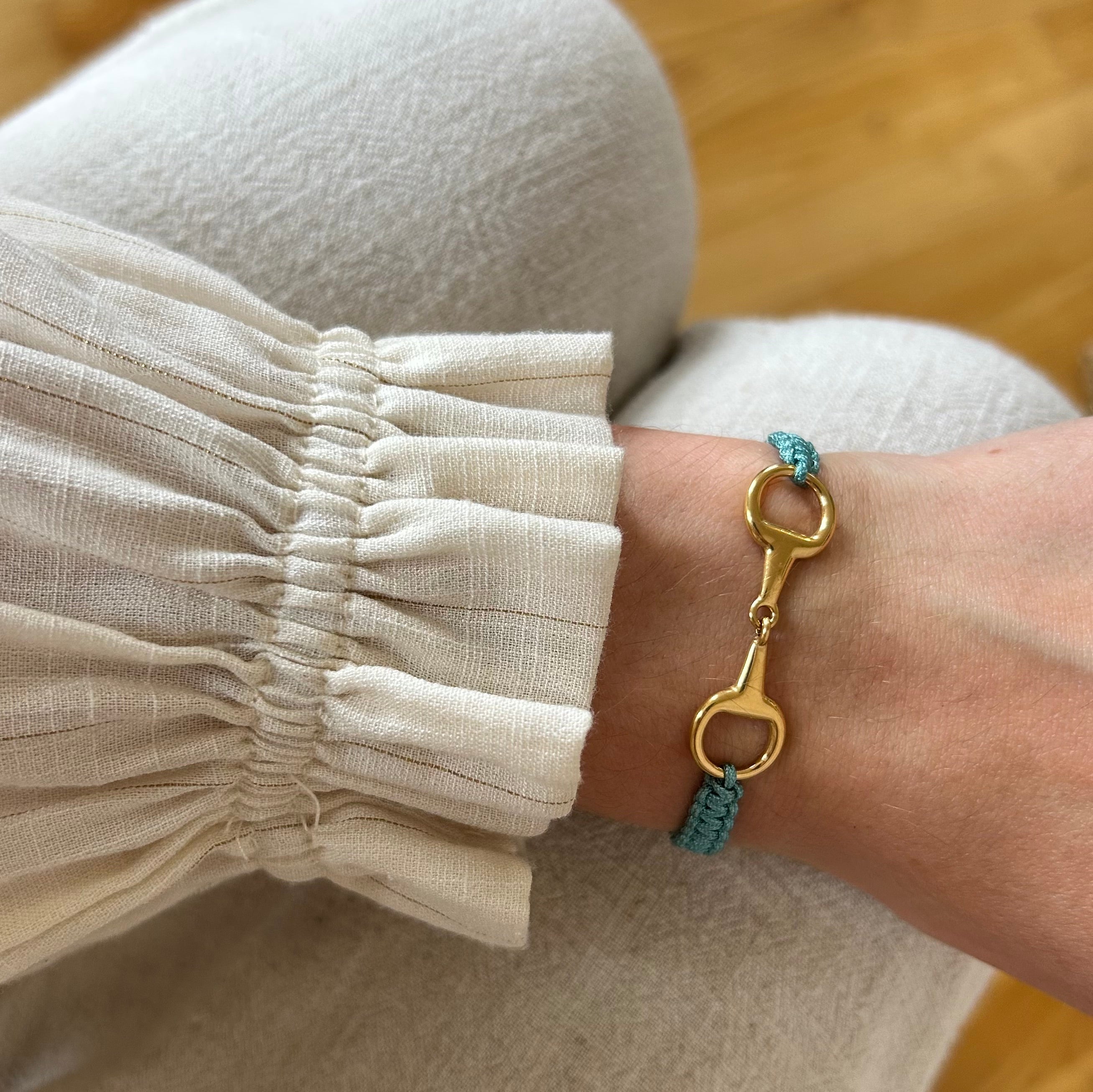 Bracelet Taka turquoise doré