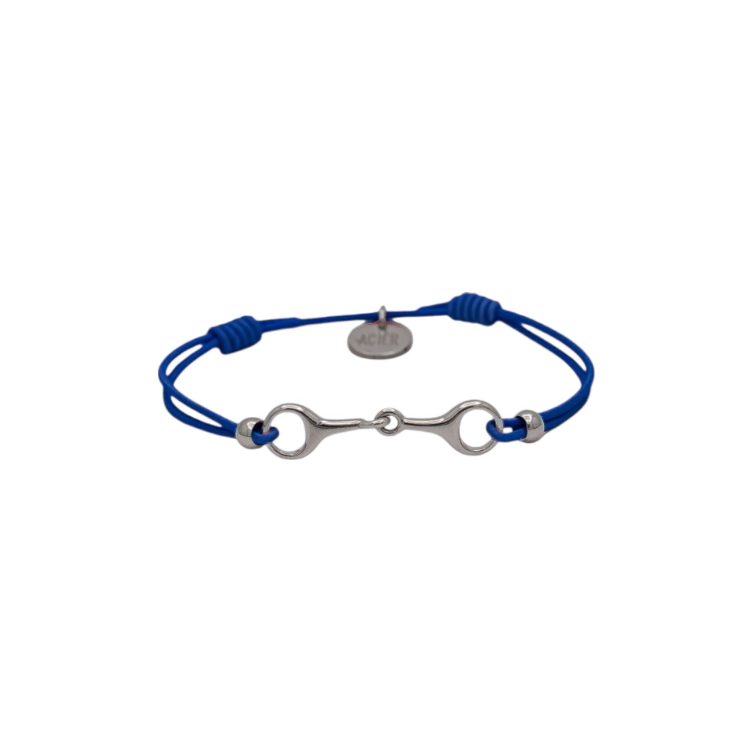 Bracelet Léo bleu acier