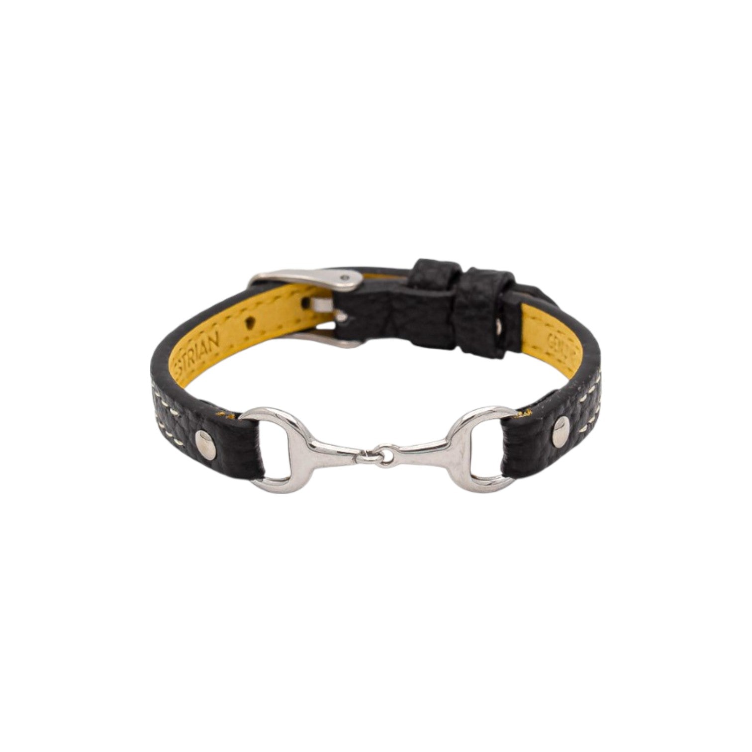 bracelet fano cuir noir