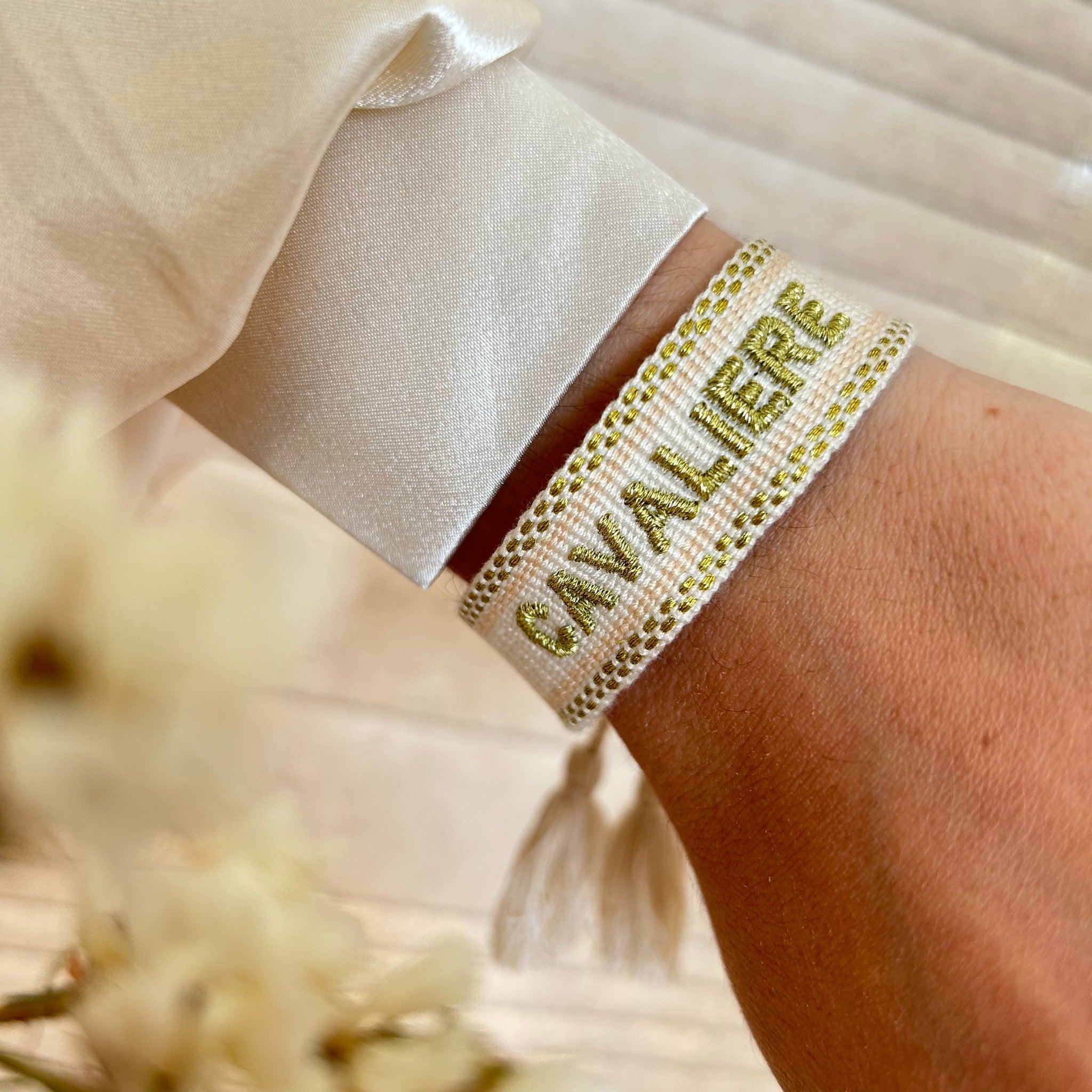 Bracelet Cavalière beige