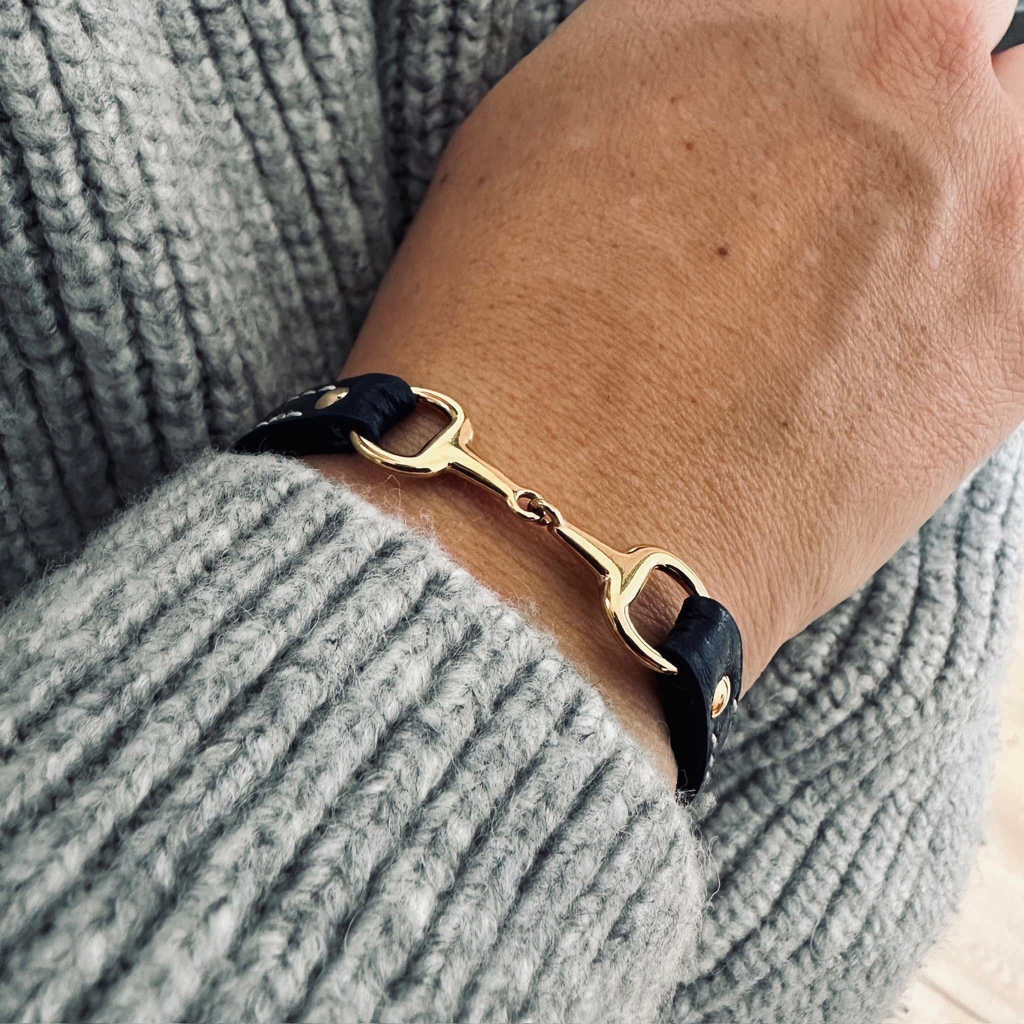 bracelet fano noir cuir 2