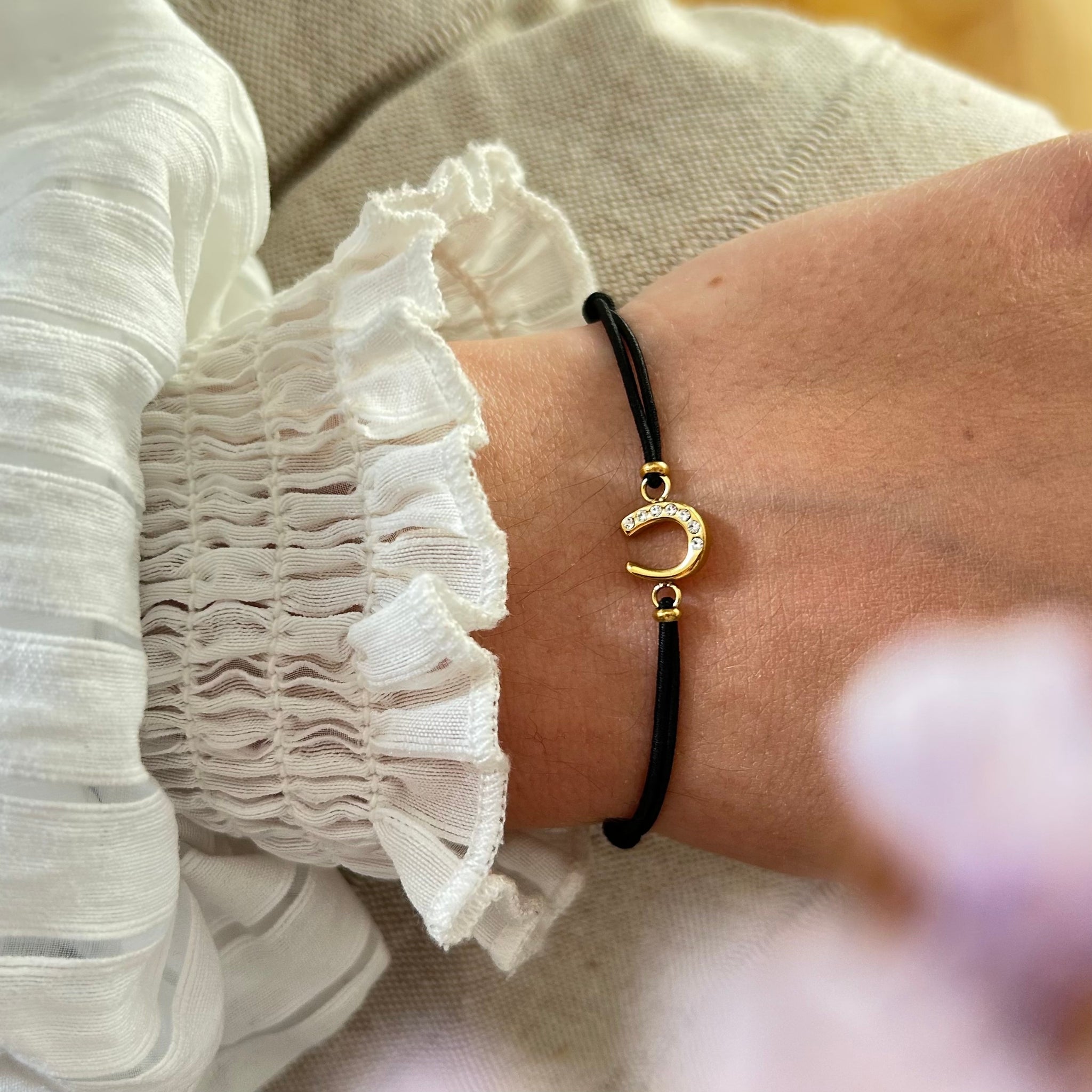 Bracelet Lola doré noir